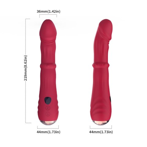 Jackal Red 9 vibration function Boys of Toys Sp. z o.o.