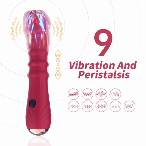 Jackal Red 9 vibration function Boys of Toys Sp. z o.o.
