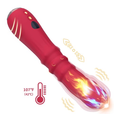 Jackal Red 9 vibration function Boys of Toys Sp. z o.o.
