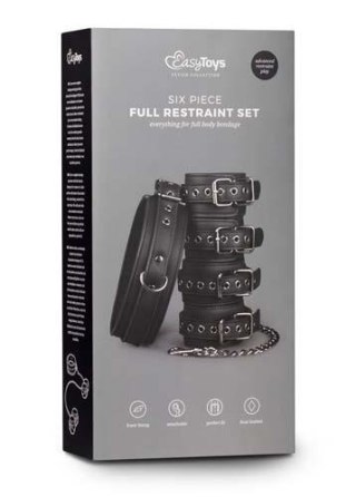 Kajdanki-Fetish set with collar, ankle- and wrist cuffs ONE-DC B.V.