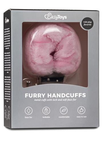 Kajdanki-Furry Handcuffs - Pink ONE-DC B.V.