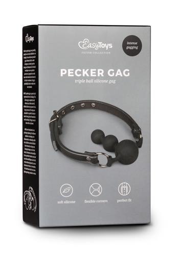 Knebel-Ball Gag With Silicone Beads ONE-DC B.V.