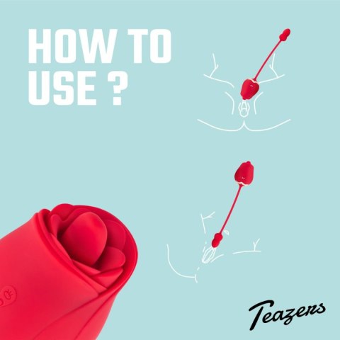 Teazers Rose Vibrator and Clitoris Stimulator ONE-DC B.V.