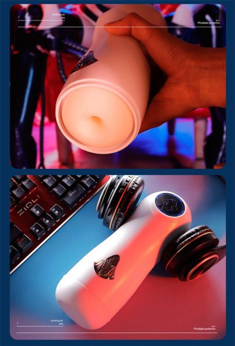 PleasureCup 8 Vibes + Power Suction + Interactive Voice Boys of Toys Sp. z o.o.