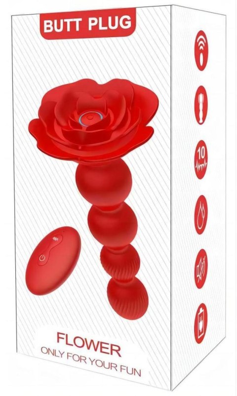 Rose rotating anal beads Boys of Toys Sp. z o.o.