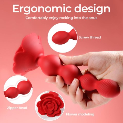 Rose rotating anal beads Boys of Toys Sp. z o.o.