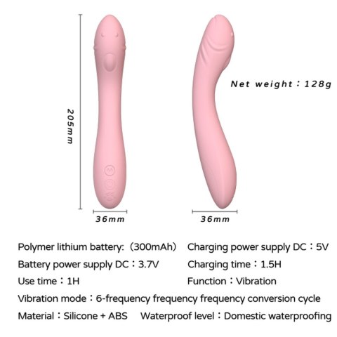VIBRATOR PINK Boys of Toys Sp. z o.o.