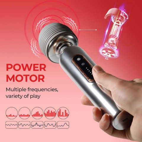 WAND MASSAGERS SHINING METALLIC LUSTER Boys of Toys Sp. z o.o.