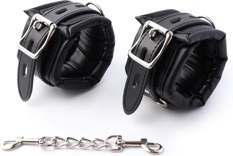 Fetish Fever - Cuffs with chain - Black Intimate Distribution