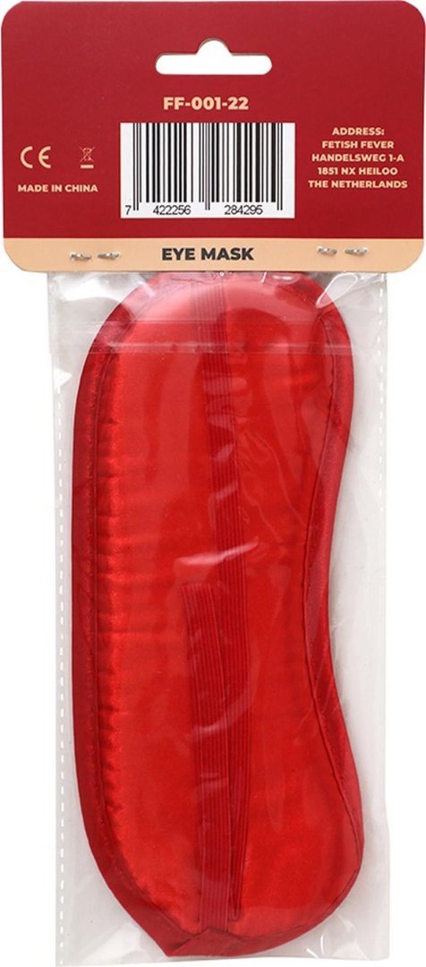 Fetish Fever - Eye Mask - Be Noughty - Red Intimate Distribution