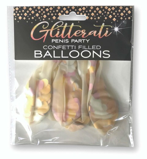 GLITTERATI, Penis Confetti Balloons Intimate Distribution