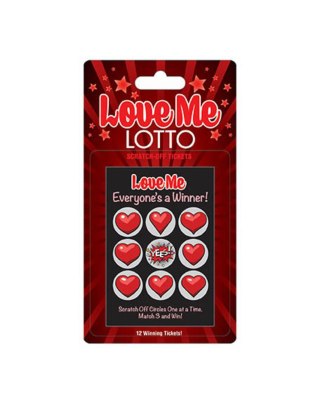 Love Me Lotto - 12 unique tickets Intimate Distribution