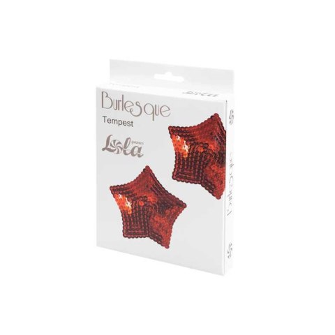 Pasties Burlesque Tempest Red Intimate Distribution