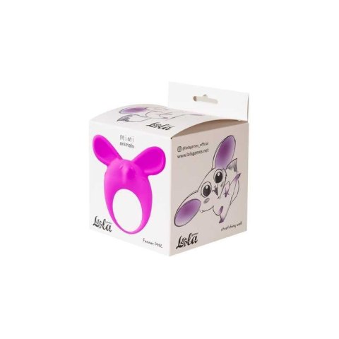 Pierścień- Vibrating Cockring MiMi Animals Fennec Phil Purple Intimate Distribution