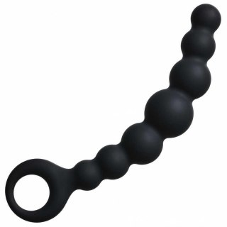 Plug-Anal Beads Flexible Wand Black Intimate Distribution