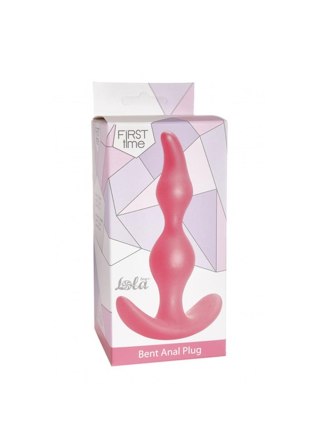 Plug-Anal Plug Bent Anal Plug Pink Intimate Distribution