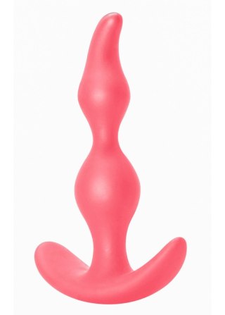 Plug-Anal Plug Bent Anal Plug Pink Intimate Distribution