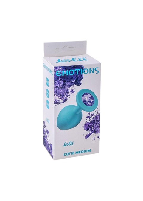 Plug-Anal Plug Emotions Cutie Medium Turquoise light purple Intimate Distribution