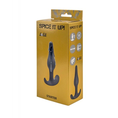 Plug-Anal plug Spice it up Starter Dark Grey Intimate Distribution