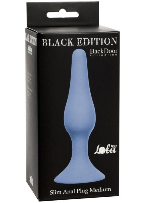 Plug-Slim Anal Plug Medium Blue Intimate Distribution