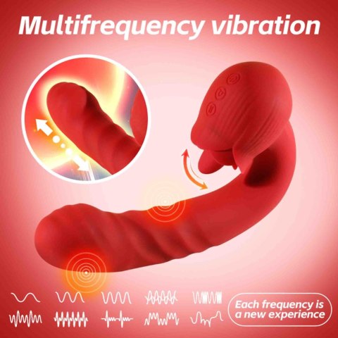 Rose Thrusting Vibrator Boys of Toys Sp. z o.o.
