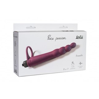 Strap - on Pure Passion Bramble Wine red Intimate Distribution