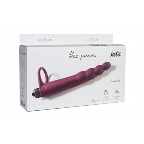Strap - on Pure Passion Bramble Wine red Intimate Distribution