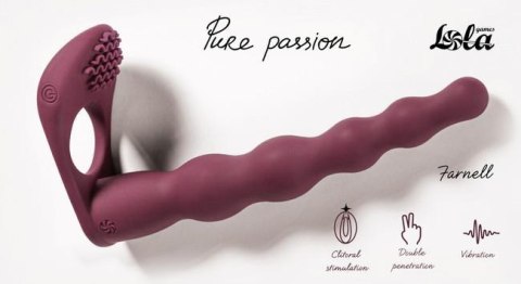 Strap-on Pure Passion Farnell Wine Red Intimate Distribution