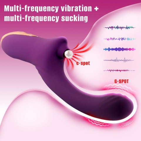 Suking G Spot Vibrator Purple Boys of Toys Sp. z o.o.