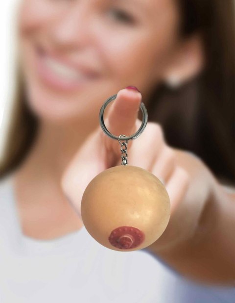 Super Fun Key Chain, One Squishy Boob Intimate Distribution