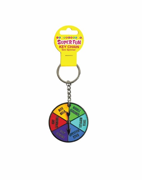 Super Fun Key Chain, Sex Spinner Intimate Distribution