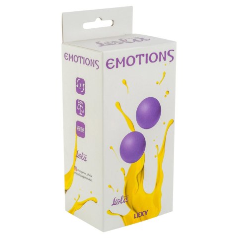 Vaginal balls without a loop Emotions Lexy Large purple Intimate Distribution