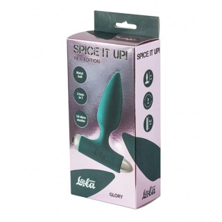 Vibrating Anal Plug Spice it up New Edition Glory Dark green Intimate Distribution