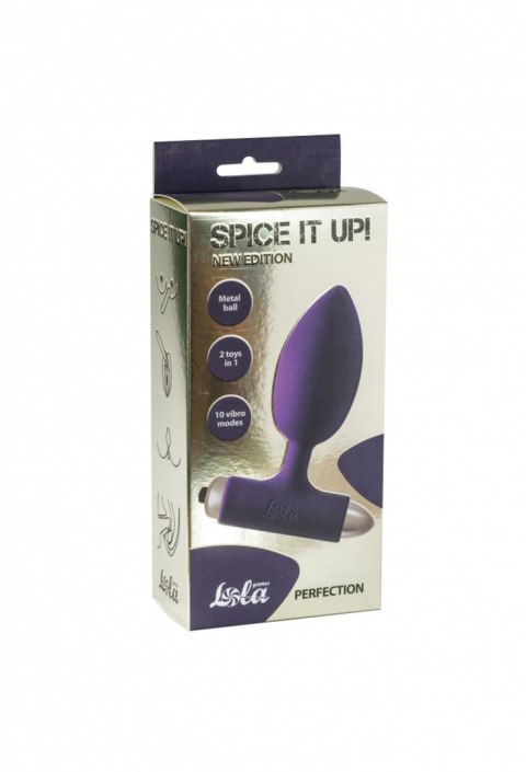 Vibrating Anal Plug Spice it up New Edition Perfection Ultraviolet Intimate Distribution