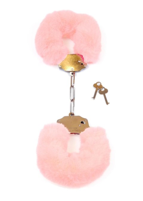 Kajdanki Fetish B - Series- Furry Cuffs Light Pink Boys of Toys Sp. z o.o.