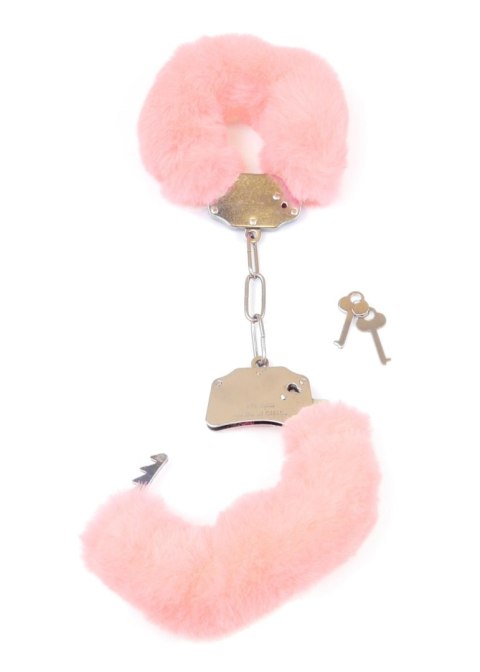 Kajdanki Fetish B - Series- Furry Cuffs Light Pink Boys of Toys Sp. z o.o.