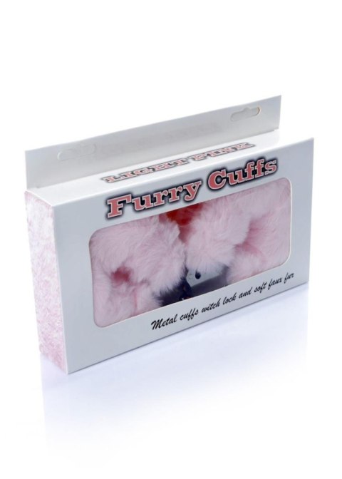 Kajdanki Fetish B - Series- Furry Cuffs Light Pink Boys of Toys Sp. z o.o.