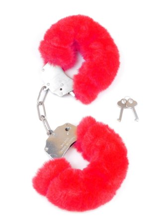 Kajdanki Fetish B - Series- Furry Cuffs Red Boys of Toys Sp. z o.o.