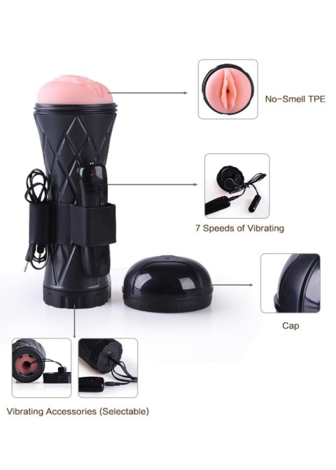 Masturbator-Vibrating Vagina cyber skin- Latarka Boys of Toys Sp. z o.o.