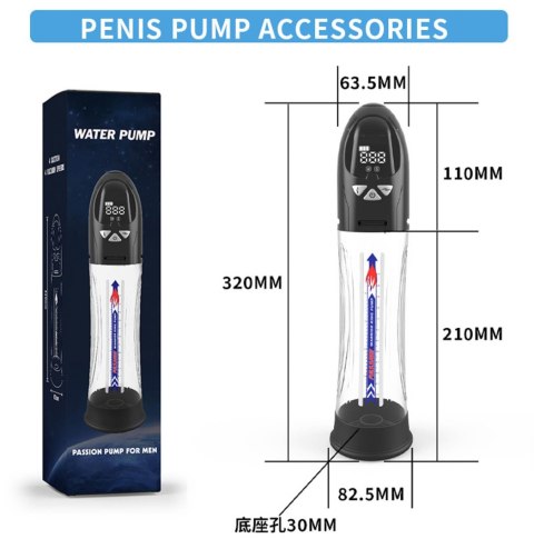 Pompka- PASSION PUMP, PREMIUM RECHARGEABLE AUTOMATIC WATERPROOF LCD PUMP Boys of Toys Sp. z o.o.