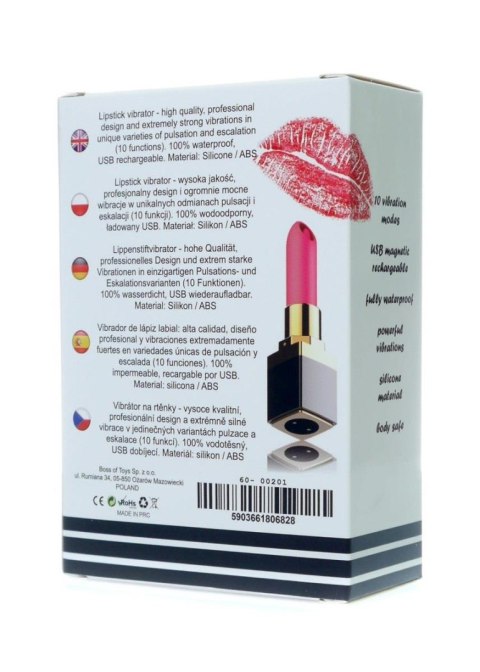 Stymulator-Lipstick Vibrator USB 10 functions Boys of Toys Sp. z o.o.