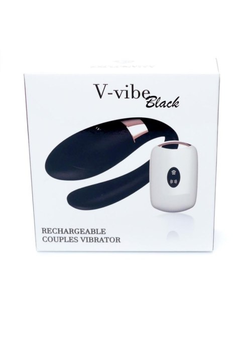 Stymulator-V-Vibe Black USB 7 Function / Remote Control Boys of Toys Sp. z o.o.