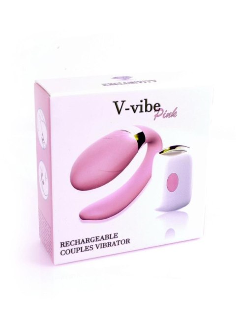 Stymulator-V-Vibe Pink USB 7 Function / Remote Control Boys of Toys Sp. z o.o.