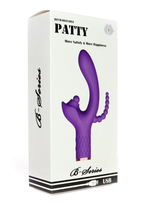Wibrator - Patty, 7 vibration functions, 7 ball tapping, USB Boys of Toys Sp. z o.o.