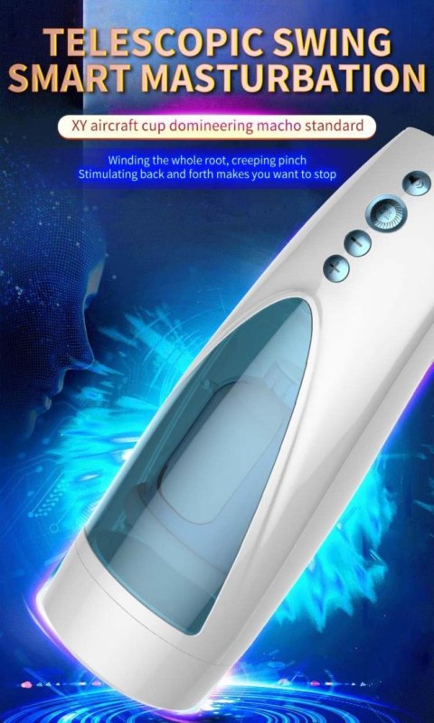 Masturbator-Vibrating, Rotating and Flashing Masturbation USB 10+10 Function / Talk Mode Boys of Toys Sp. z o.o.