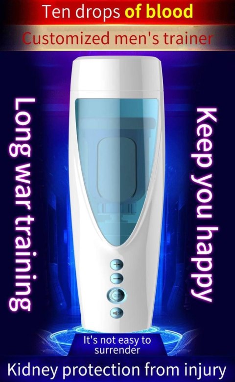 Masturbator-Vibrating, Rotating and Flashing Masturbation USB 10+10 Function / Talk Mode Boys of Toys Sp. z o.o.