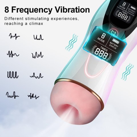 Masturbator-Vibration 8 Vibration modes + Interactive function Boys of Toys Sp. z o.o.