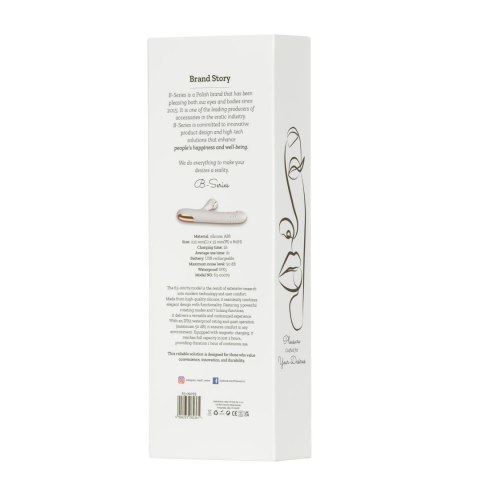 Silicone Vibrator - 3 rotating functions and 7 licking functions Boys of Toys Sp. z o.o.