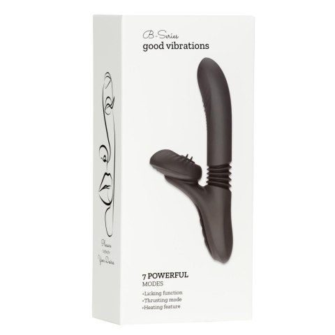 Silicone Vibrator 7 Powerful Modes - Licking,
Thrusting and Heating, Black Boys of Toys Sp. z o.o.