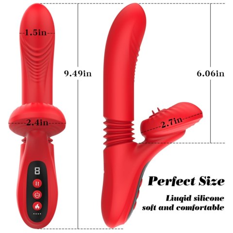 Silicone Vibrator 7 Powerful Modes - Licking,
Thrusting and Heating Boys of Toys Sp. z o.o.